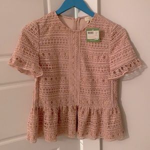 Kate Spade New York XXS mixed lace top “Dress the part “